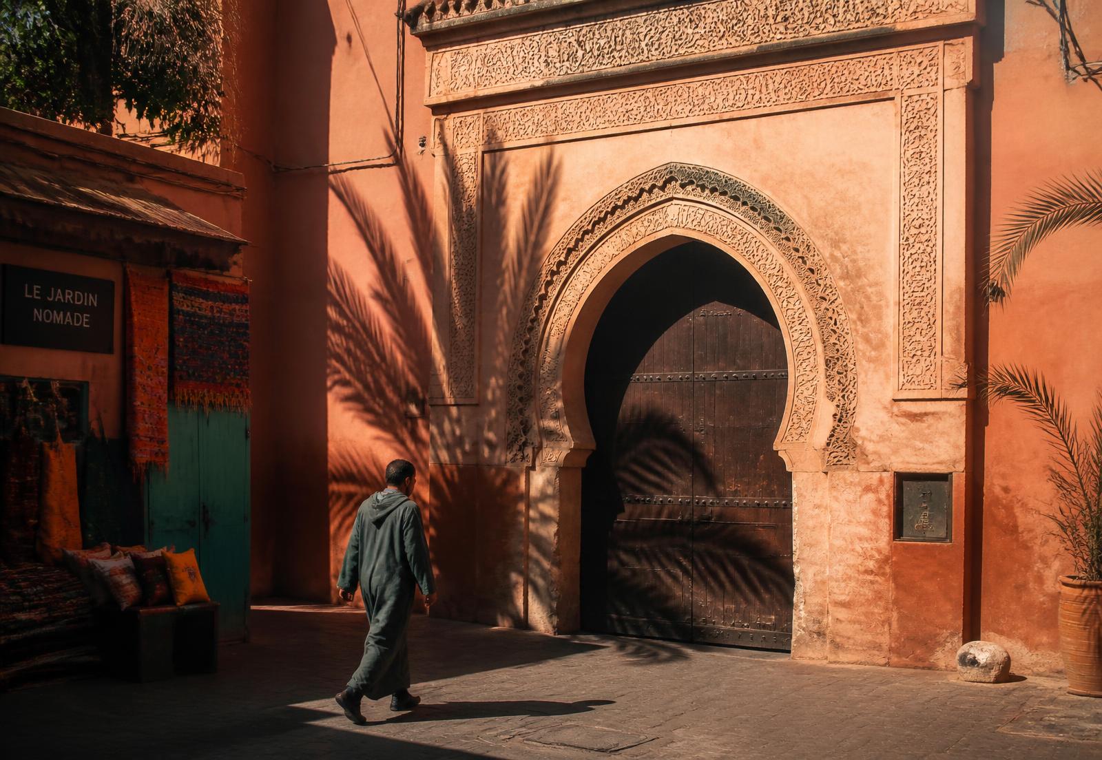 Marrakech in afternoon light